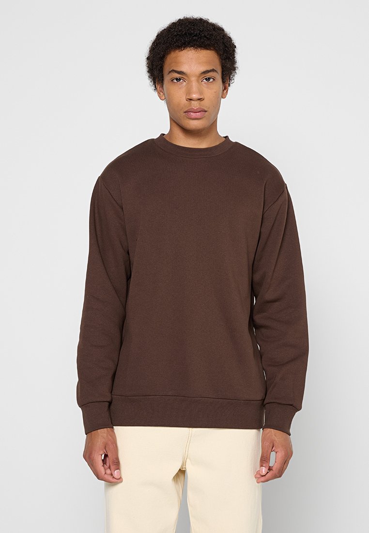 Selected Homme Sweater donkerbruin