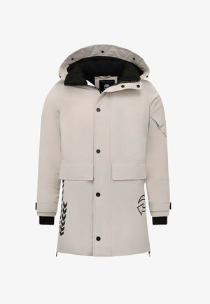Local Fanatic, NETTE WINTERJASSEN - GRNW - GROEN - 9803 - Wintermantel - beige