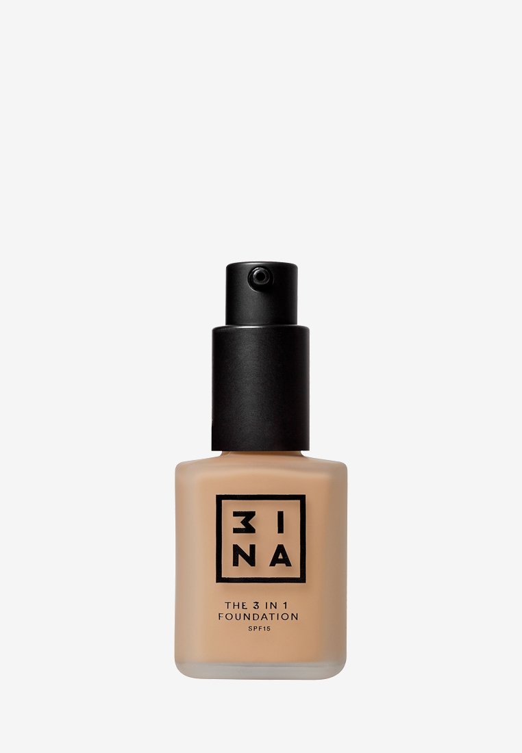 3ina THE 3 IN 1 FOUNDATION 647 - Meikkivoide - Cold brown