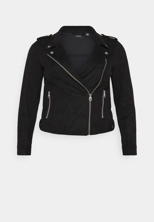 Kunstlederjacke - black