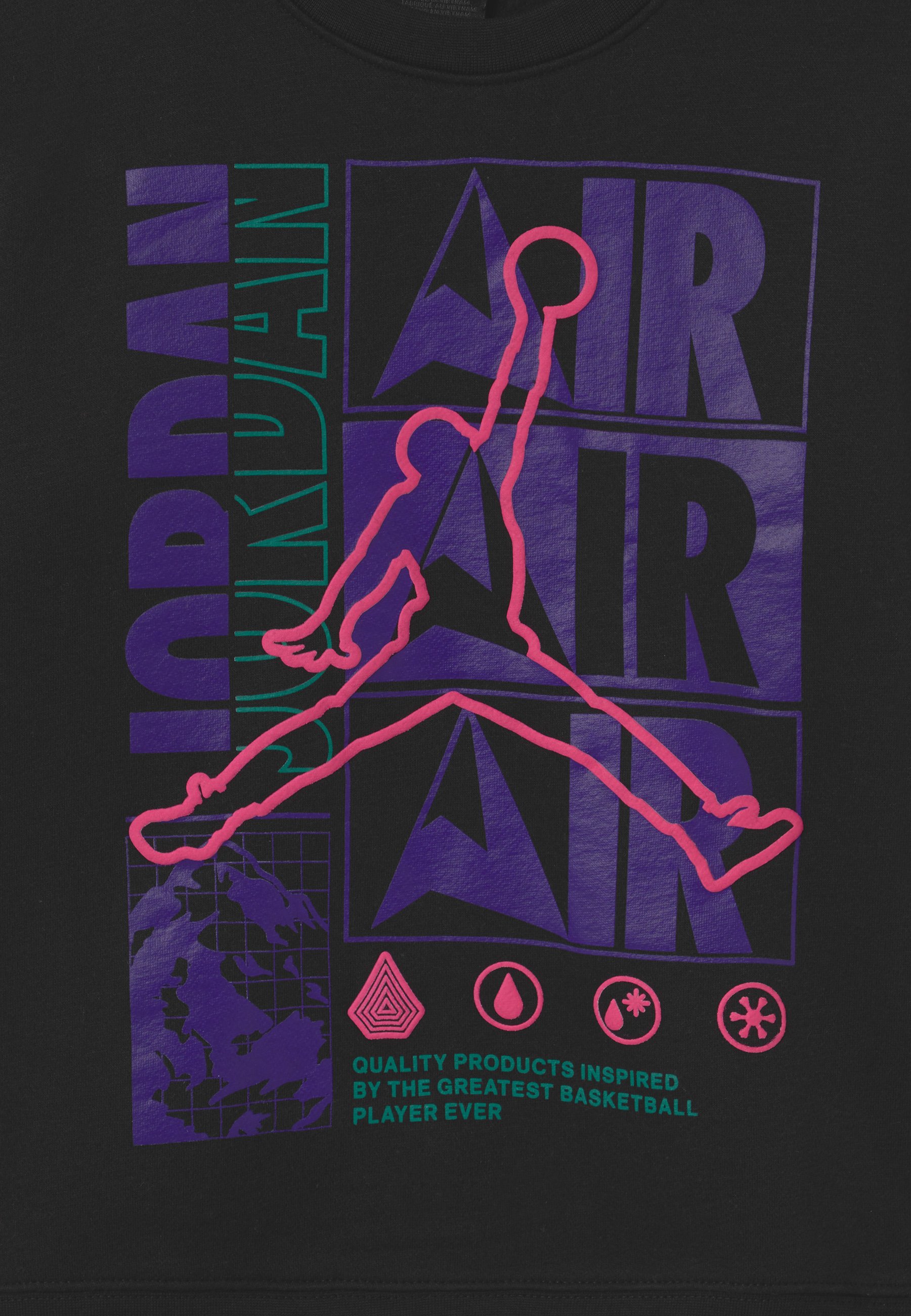 Jordan MOUNTAINSIDE CREW - Sudadera - black/negro - Zalando.es