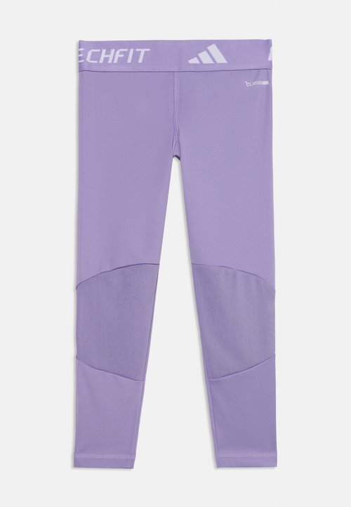 adidas JUNIOR TECHFIT UNISEX - Leggings - magic lilac/white — photo 2