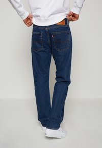 Levi's® 551Z™ AUTHENTIC STRAIGHT - Avar lõikega teksad - dark blue denim