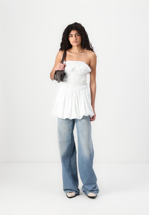 Strapless Bubble Mini Dress - Day dress3