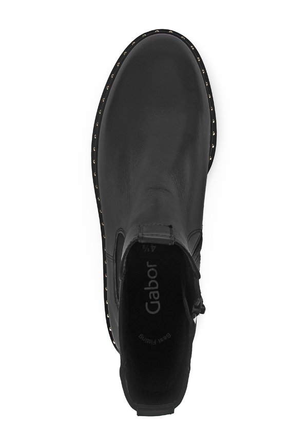 Platform ankle boots - schwarz gold3