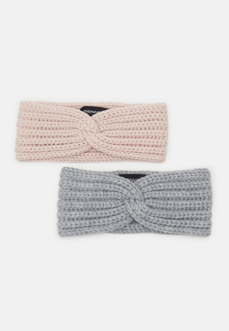 Even&Odd 2 PACK - Čelenka - pink/grey