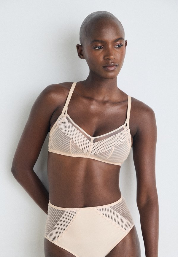 WIREFREE SUPPORT BRA - Triangle bra - golden beige