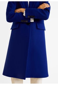 Mango Cappotto classico - neon blue