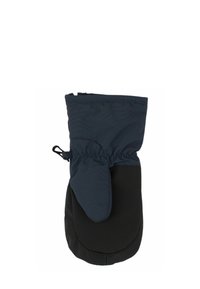 Mită impermeabilă de culoare albastru marin, cu o palmă texturată neagră, încheietură elastică și partea superioară strânsă. Dispune de un compartiment pentru degetul mare pentru o dexteritate suplimentară.