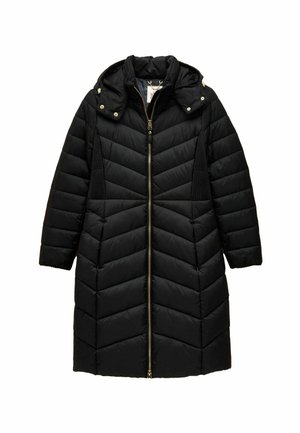 REGULAR FIT - PEMBURY SHOWERPROOF LONGLINE PADDED WITH HOOD  - Wintermantel - navy