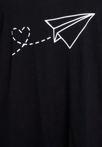 Zizzi Camicia da notte - black fly
