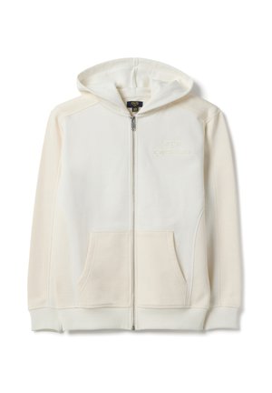 PURE HOODIE RELAXED FIT - Felpa con zip - cream white
