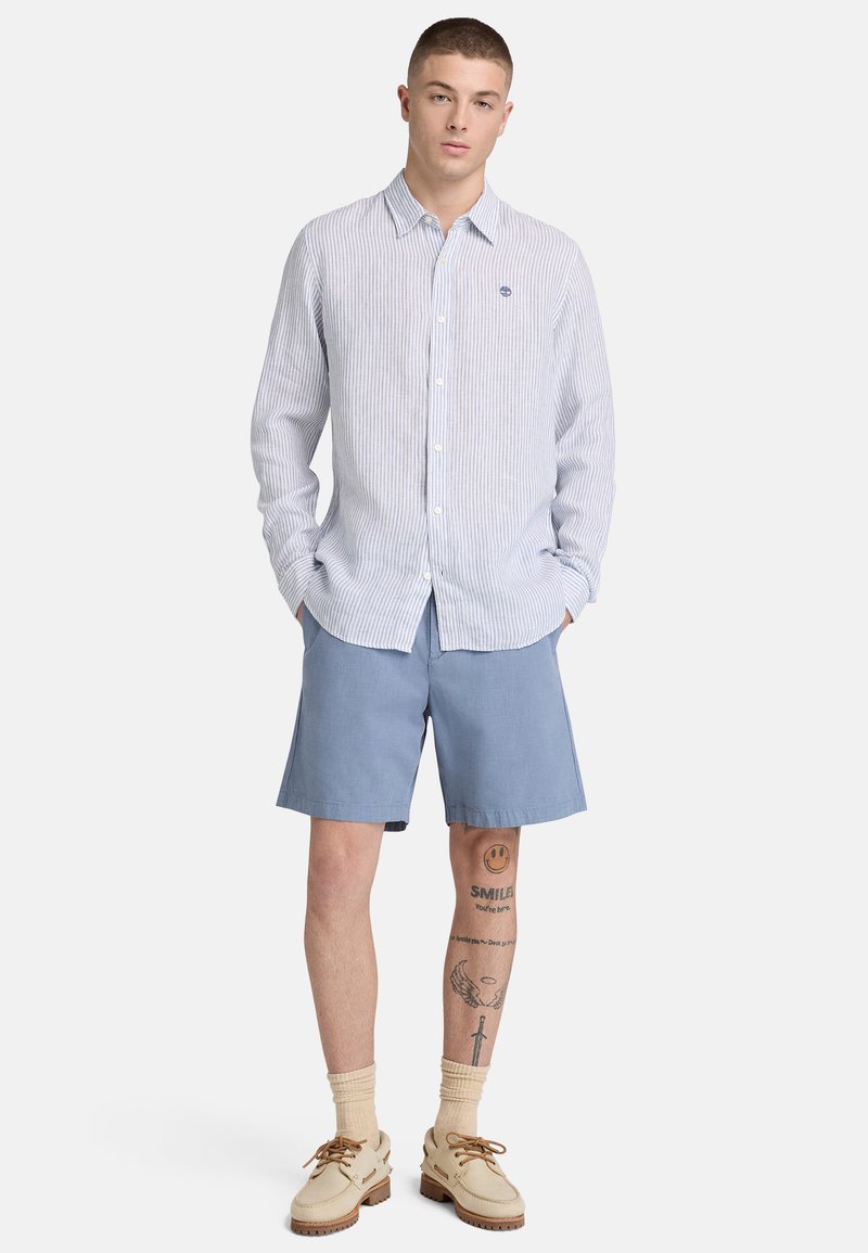 Timberland STRIPED - Košile - medium blue
