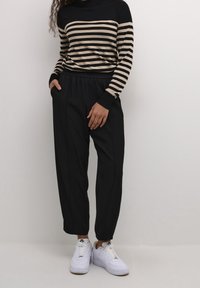Kaffe Pantalon classique - mottled black