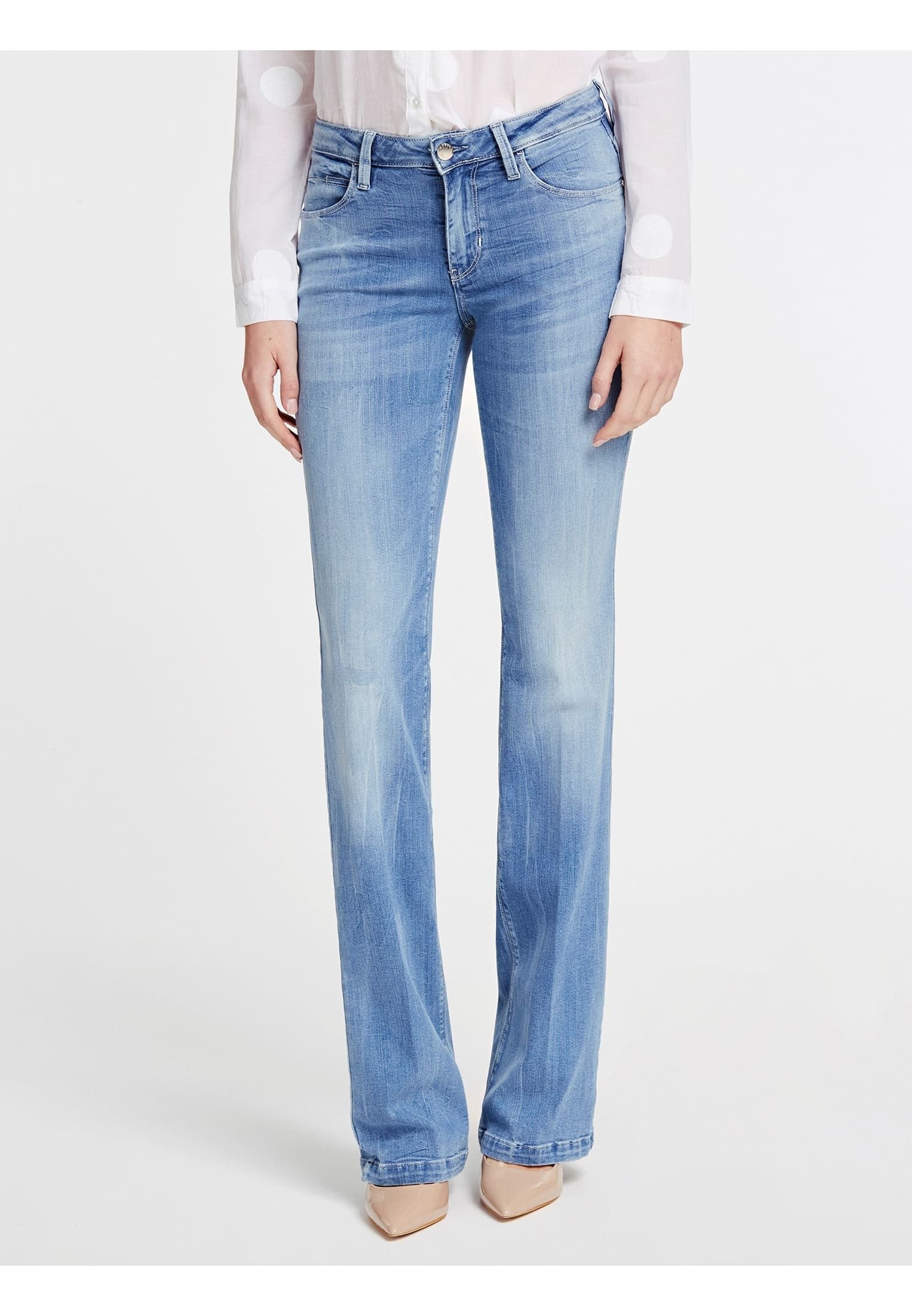 Guess Bootcut jeans bleu ciel Zalando.nl Guess Jeans Skinny Fit dunkelblau Zalando.nl