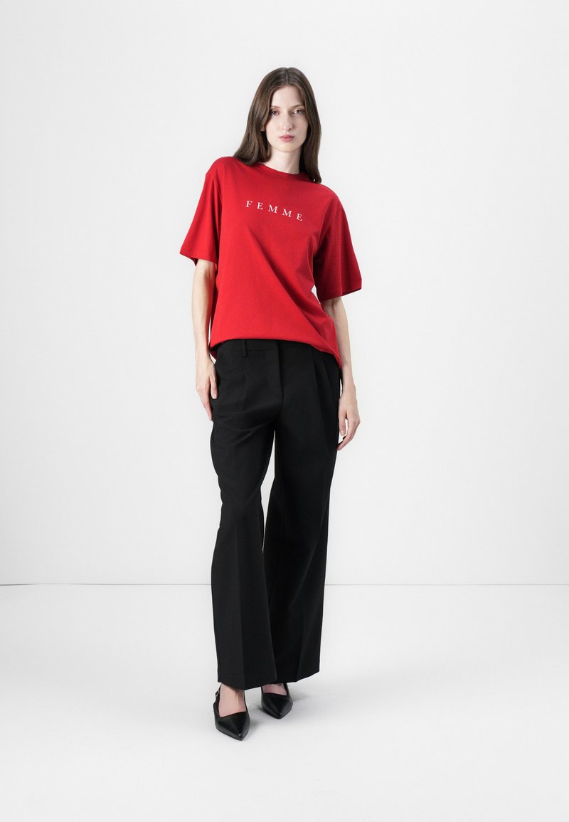 SELECTED Maglietta a righe Donna Camicia Taglia IT 38 nero