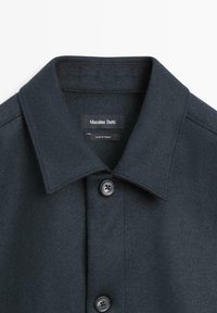 Massimo Dutti OVERSHIRT WITH POCKETS  - Leichte Jacke - dark blue