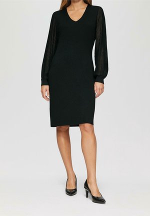 Gebreide jurk - black