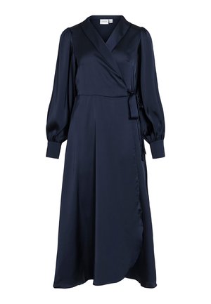 VILA, VIENNA RAVENNA WRAP DRESS - Robe de soirée - navy blazer