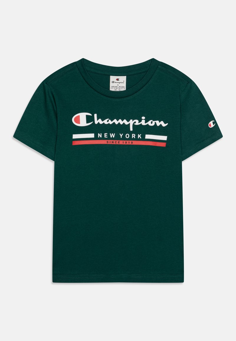 Champion GRAPHIC CREWNECK UNISEX - Camiseta estampada - green