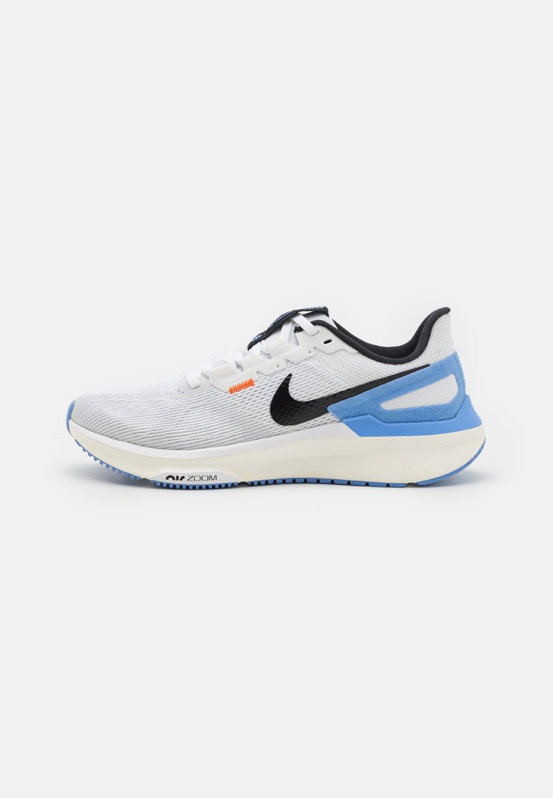Nike Performance STRUCTURE 25 - Tenisice za cestovno trčanje - white/black/royal pulse/pure platinum/safety orange/sail