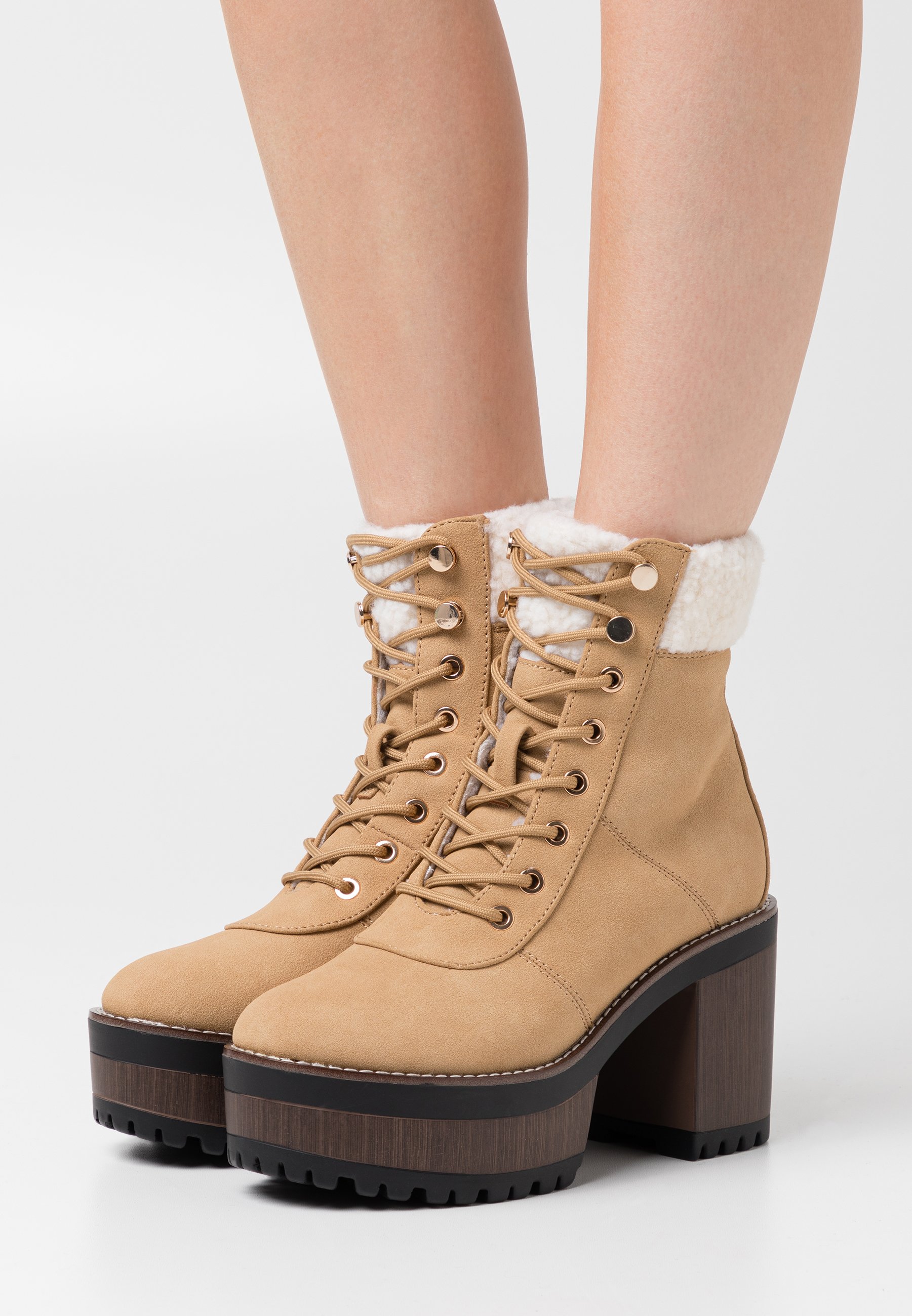 Even&Odd Klassiska stövletter sand Zalando.se Even&Odd Vinterjacka sand Zalando.se