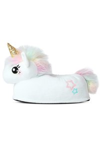Corimori PLÜSCH-TIER-PANTOFFELN - Slippers - mia das einhorn weiß