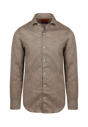 Overhemd - taupe bruin
