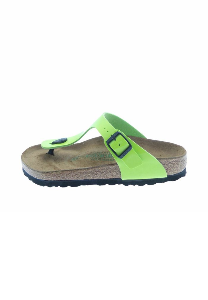 Birkenstock INFRADITO GIZEH BAMBINO - Sandalias de dedo - verde