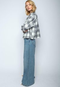 Emily van den Bergh Hemdbluse - grey white check
