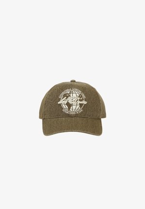 Les Deux, GLOBE DAD CAP UNISEX - Nokkmüts - light brown denim wash