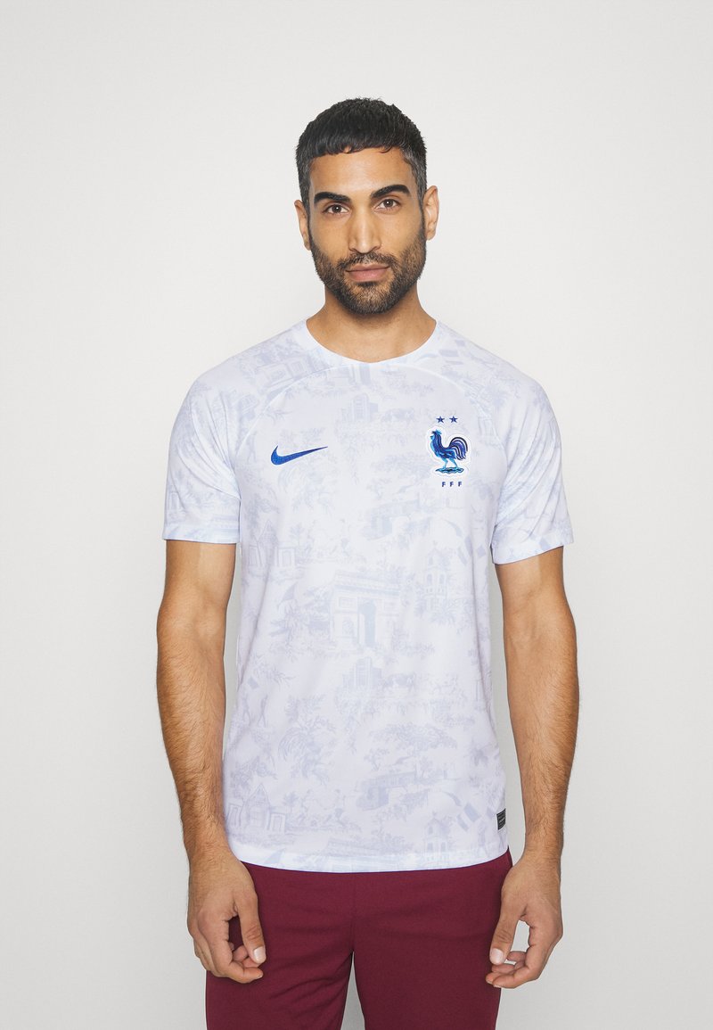 Nike Performance - FFF M NK DFADV MATCH JSY SS AW - T-shirt till träning - white/game royal, Förstora