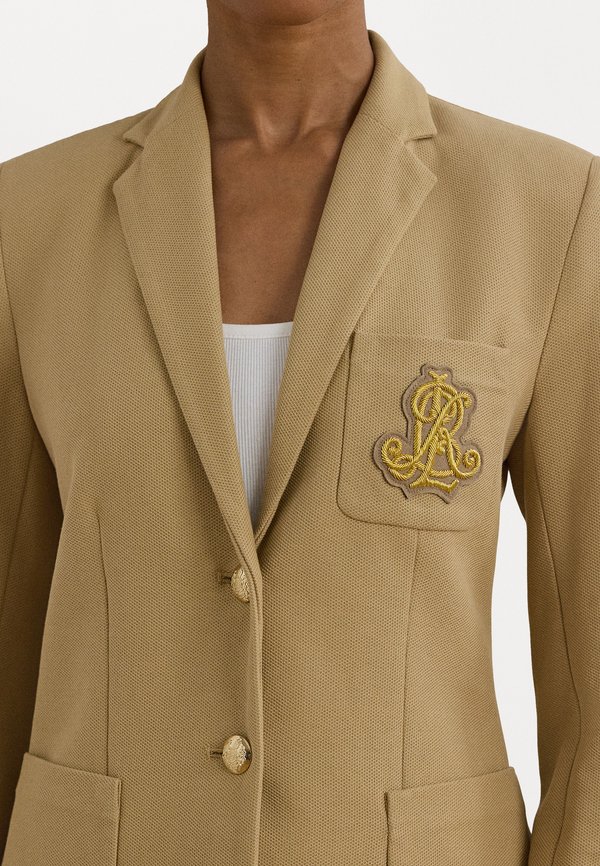 BULLION JACQUARD BLAZER - Blazer - camel2
