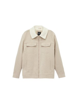 FUR DETAIL - Overgangsjakke - beige