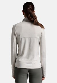 2XU IGNITION 1/4 ZIP - Langærmet T-shirt - moon white reflective