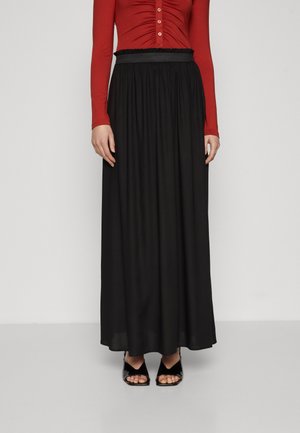 ONLVENEDIG LIFE LONG SKIRT - Maxirock - black