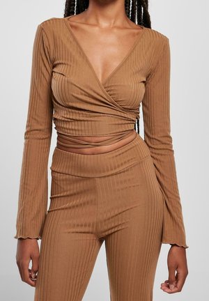 Långärmad tröja - beige