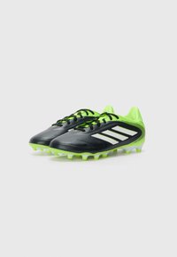 adidas Performance COPA PURE III LEAGUE UNISEX - Botines de fútbol para terreno firme - core black/white/lucid lemon