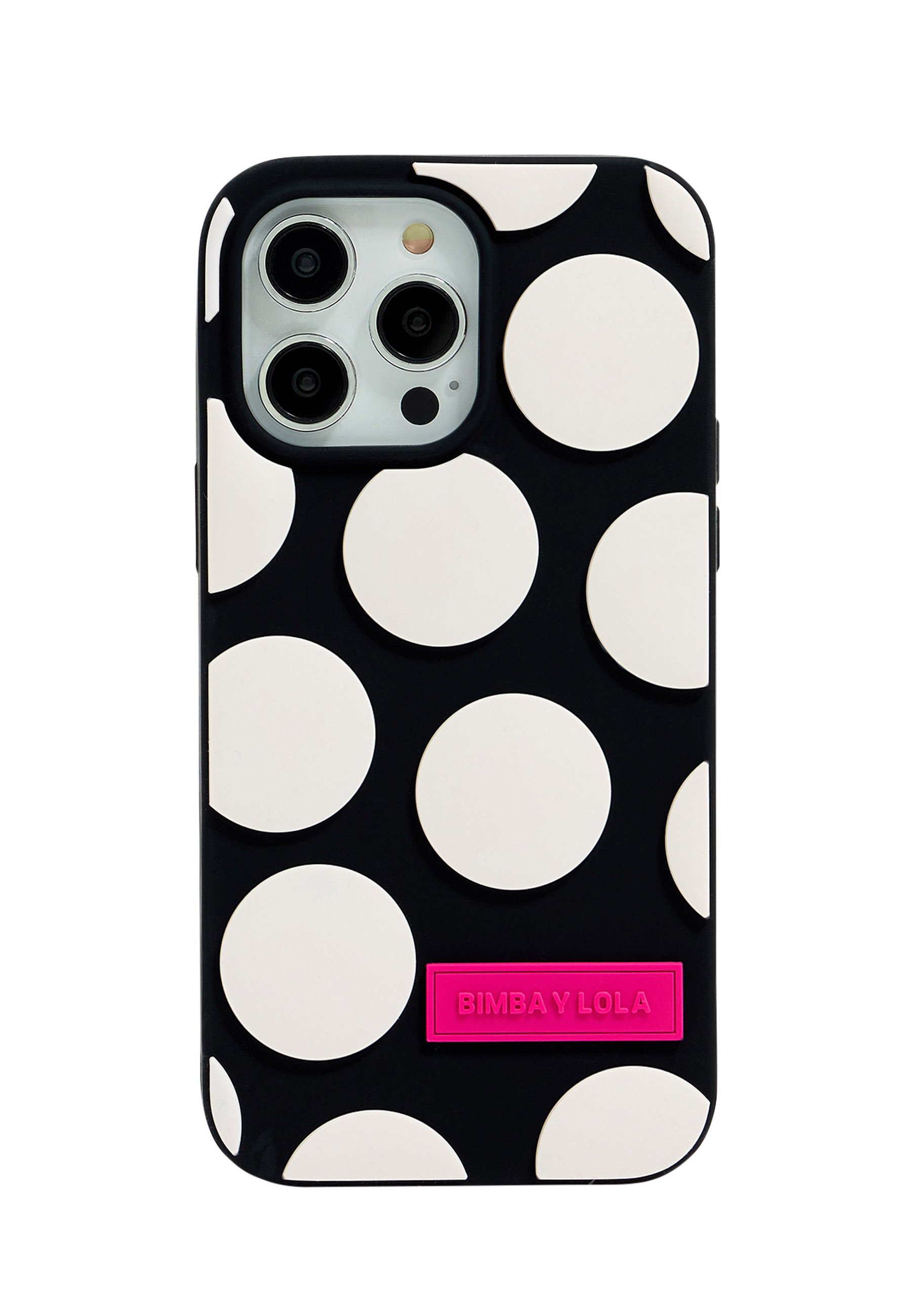 【BIMBA Y LOLA】シリコンスマホケース/iPhone 14 Pro Max Multicolored logo silicone iPhone 14 Pro Max case