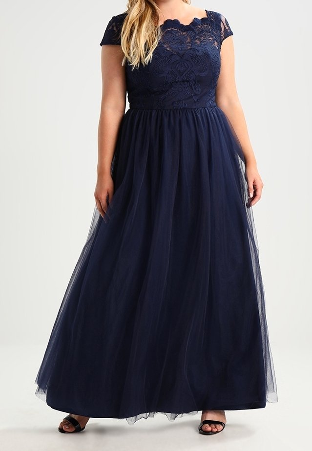 Chi Chi London Curvy Robe de cocktail - dark blue