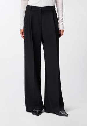 RISO TROUSERS - Broek - limo black