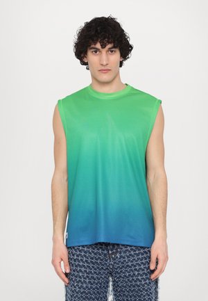 ENGINEERED TANK - Débardeur - green/blue