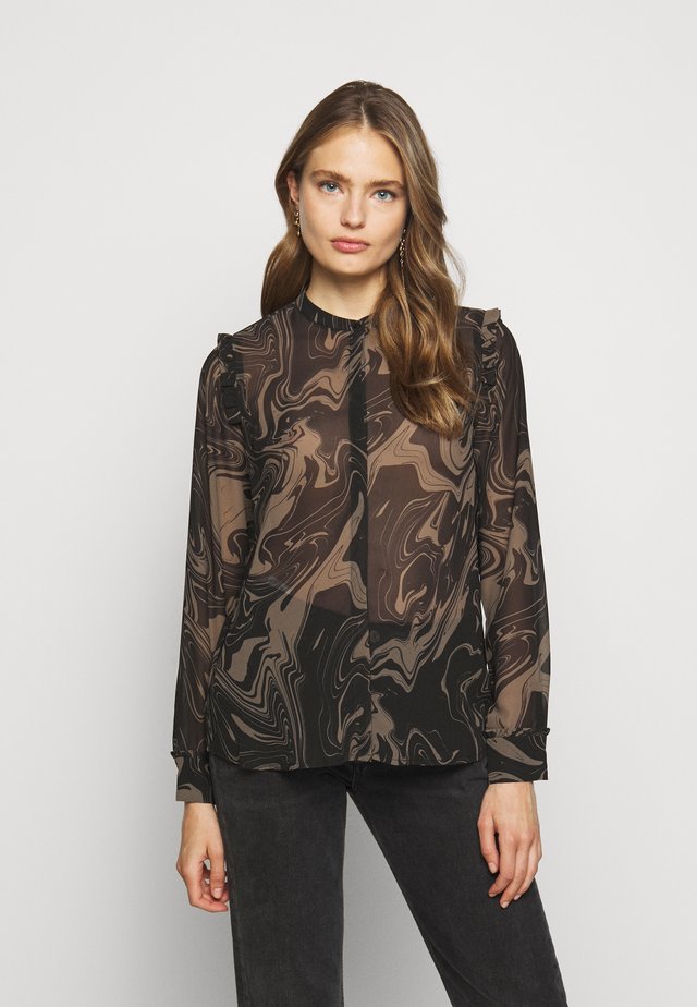 MARBELL EGLAS BLOUSE - Bluse - brown