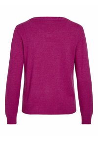 VILA VIRIL O NECK  - Pullover - festival fuchsia