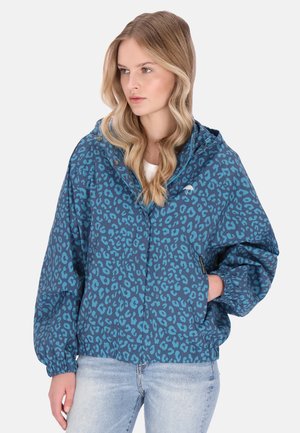 Impermeable - dark aqua navy leo