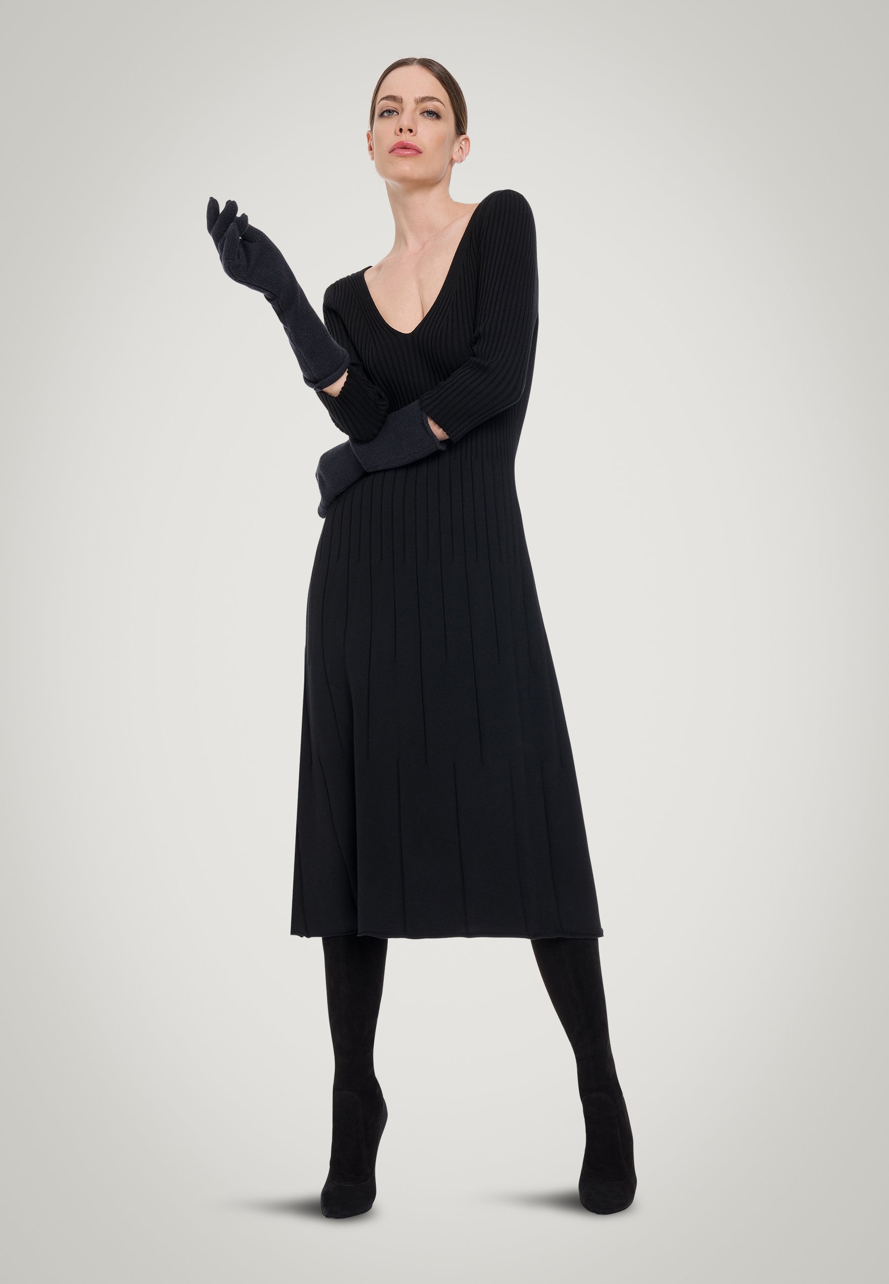 Wolford MERINO RIB V-DRESS 