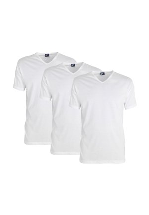 VERMONT V NECK 3-PACK - Hemd - white
