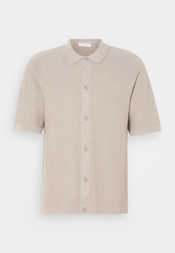 Shirt - soft stone melange4