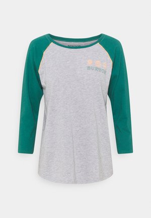 CARATUNK RAGLAN - T-shirt à manches longues - GREY HEATHER/ ANTQGN