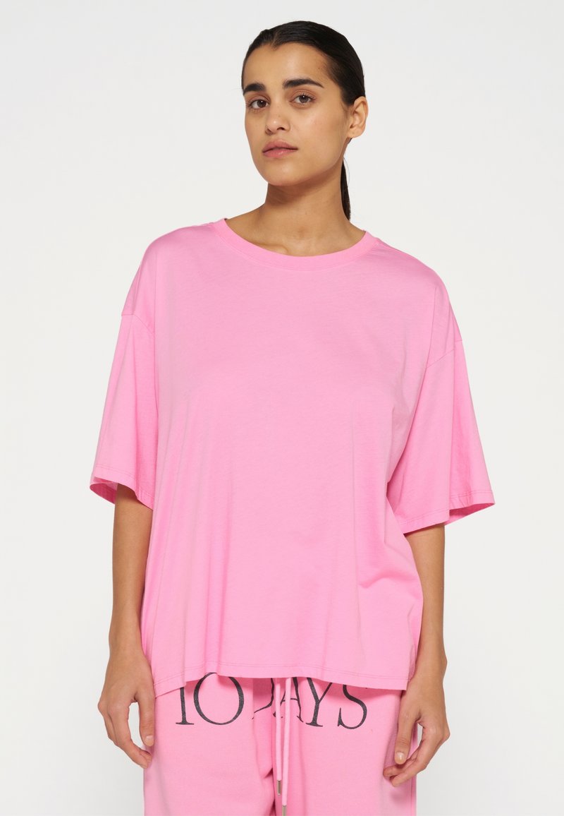 Pink Basic Plus 10DAYS T-Shirt basic - pink - Zalando.de